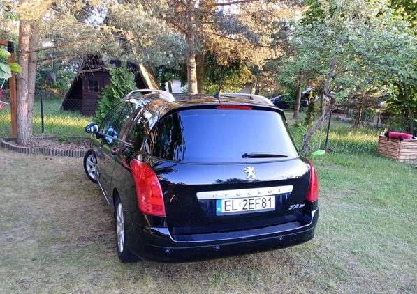 Peugeot 308 cena 16900 przebieg: 225000, rok produkcji 2010 z Łódź małe 277